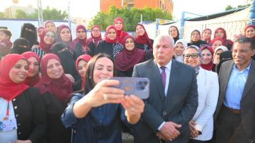 وزيرة التضامن تلتقي الرائدات الاجتماعيات بمحافظة الوادي الجديد