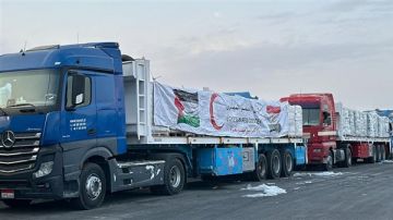 الهلال الأحمر يدفع بـ 235 ألف سلة غذائية عبر قافلة زاد العزة الـ 72 إلى غزة الهلال الأحمر يدفع بـ 235 ألف سلة غذائية عبر قافلة زاد العزة الـ 72 إلى غزة