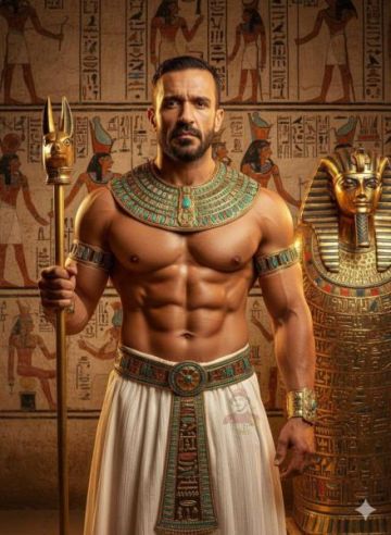 لاعب الأهلي السابق علي معلول يحتفل بافتتاح المتحف المصري الكبير بـ الزي الفرعوني 