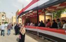 إقبال كبير من الناخبين على لجنة مدرسة 15 مايو التجريبية