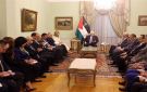 الرئيس الفلسطيني: الإعلام المصري شريكا أساسيا في الدفاع عن حقوقنا الوطنية