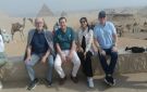 شاهد.. جولة وفود الكاراتيه في الأهرامات والمتحف المصري الكبير