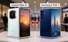 مقارنة مثيرة بين هواوي Mate X7 وسامسونج Z Fold 7.. من يستولي على عرش الهواتف القابلة للطي؟
