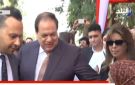 لقطات إنسانية للنائب محمد أبو العينين خلال تفقده اللجان الانتخابية في الجيزة