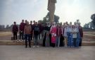 السياحة بالشرقية تنظم رحلة لطلاب مدرسة لزيارة المنطقة الأثرية بتل بسطا