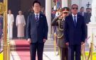 مراسم استقبال رسمية لرئيس كوريا الجنوبية فى قصر الاتحادية