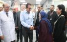 وزير الصحة يتفقد أعمال تطوير مبنى العيادات الخارجية بمستشفى الجمهورية