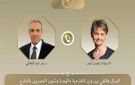 وزير الخارجية ونظيرته البريطانية يبحثان مستجدات القضية الفلسطينية والأوضاع في السودان