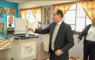 وزير المالية يدلي بصوته في انتخابات مجلس النواب بمساكن شيراتون