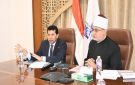 وزير الرياضة لـ المفتي: حريصون على التصدي معا للظواهر السلبية التي تواجه الشباب
