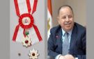 رئيس جامعة القاهرة يهنئ معيط للحصول على وسام الشمس المشرقة-النجمة الذهبية من اليابان