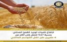 ارتفاع كميات توريد القمح المحلي بنسبة 17 لتتجاوز 4 ملايين طن