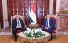 وزير العدل يزور رئيس مجلس الشيوخ لتهنئته بتولي منصبه (صور)