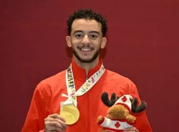 محمد السيد يقهر لاعب إسرائيل ويتوج بذهبية كأس العالم للسلاح محمد السيد يقهر لاعب إسرائيل ويتوج بذهبية كأس العالم للسلاح