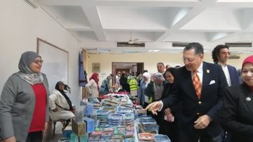 التضامن تنظم معرض ديارنا جامعات للحرف اليدوية والتراثية بجامعة القاهرة التضامن تنظم معرض ديارنا جامعات للحرف اليدوية والتراثية بجامعة القاهرة