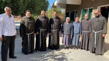زيارة أخوية لرئاسة الرهبنة الفرنسيسكانية إلى دير العذراء سيدة الانتقال بكوم أمبو