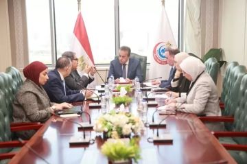 وزير الصحة يبحث مع إي فاينانس و إي هيلث سبل التعاون