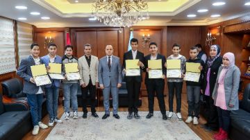 محافظ كفر الشيخ يكرم أوائل دوري المكاتب التنفيذية للمرحلة الإعدادية