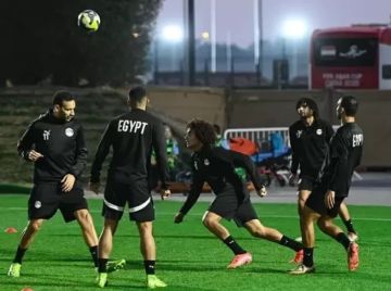 منتخب مصر يختتم اليوم استعداداته لمواجهة الأردن الحاسمة في كأس العرب منتخب مصر يختتم اليوم استعداداته لمواجهة الأردن الحاسمة في كأس العرب