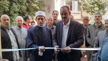 بتكلفة 600 ألف جنيها.. محافظ بني سويف ينيب رئيس مركز ومدينة الفشن في افتتاح مسجد التوبة بعد تطويره ورفع كفاءته بتكلفة 600 ألف جنيها.. محافظ بني سويف ينيب رئيس مركز ومدينة الفشن في افتتاح مسجد التوبة بعد تطويره ورفع كفاءته