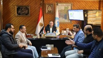 رئيس مياه الغربية يعقد اجتماعا ختامية مع مسئولى الجهاز التنظيمى ويشيد بجهود العاملين رئيس مياه الغربية يعقد اجتماعا ختامية مع مسئولى الجهاز التنظيمى ويشيد بجهود العاملين