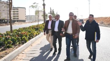وزير الإسكان يتفقد مشروعي الموقف الإقليمي ومبنى المجمع الشرطي بمدينة حدائق العاصمة..صور وزير الإسكان يتفقد مشروعي الموقف الإقليمي ومبنى المجمع الشرطي بمدينة حدائق العاصمة..صور