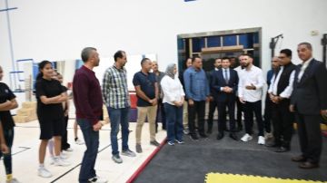 أشرف صبحي يقوم بجولة تفقدية بالمدينة الشبابية والرياضية بشرم الشيخ أشرف صبحي يقوم بجولة تفقدية بالمدينة الشبابية والرياضية بشرم الشيخ