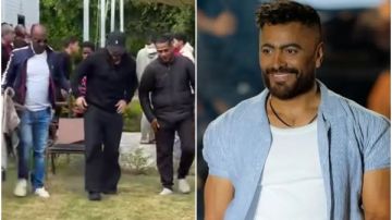 أول ظهور لـ تامر حسني بعد خضوعة لعملية جراحية.. يؤدي صلاة الجمعة