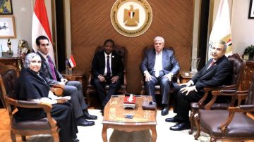 وزير التعليم العالى يستقبل مفوض التعليم والعلوم والابتكار بالاتحاد الإفريقي لبحث مجالات التعاون المشترك