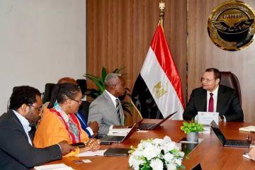 رئيس هيئة الاعتماد والرقابة الصحية يستقبل وفد وزارة الصحة بجمهورية ناميبيا رئيس هيئة الاعتماد والرقابة الصحية يستقبل وفد وزارة الصحة بجمهورية ناميبيا