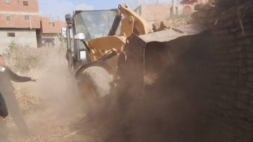 إزالات فورية لحالات تعد على الأراضي الزراعية بالمنوفية