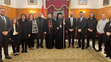 البطريرك الأنبا إبراهيم إسحق يستقبل وفد اللجنة الأسقفية للعدالة والسلام بمصر