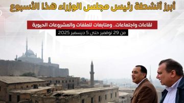 بالإنفوجراف.. أبرز أنشطة رئيس مجلس الوزراء في أسبوع