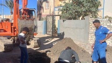 رئيس مياه القناة : إصلاح الكسور المفاجئة وتغير المواسير المتهالكة بـ PVC بأقطار مختلفة