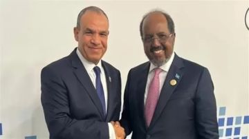 وزير الخارجية يلتقي رئيس جمهورية الصومال الفيدرالية