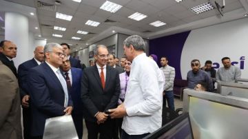 وزير الاتصالات يفتتح مكتب بريد المنصورة الرئيسى بعد تطويره