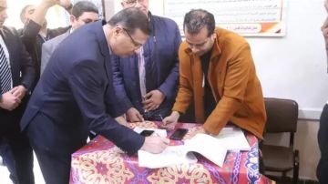 وزير الزراعة يدلي بصوته في جولة الإعادة بانتخابات مجلس النواب بالإسكندرية
