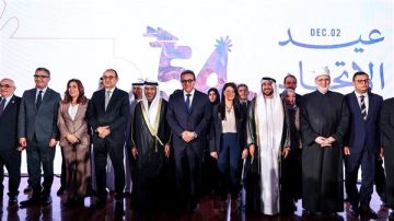 احتفال إماراتي بالقاهرة.. ووزيرة التخطيط تؤكد قوة العلاقات بين البلدين