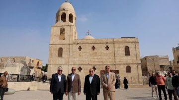 تطوير مسار العائلة المقدسة بدير جبل الطير بالمنيا