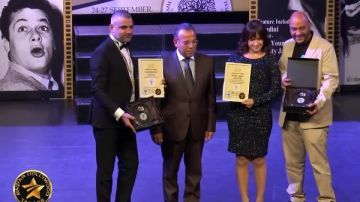 ريهام عبد الغفور تحصد تكريما خاصا من مهرجان Tony Curtis عن دورها في خريطة رأس السنة 