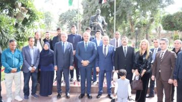 طقس سنوي القليوبية تحيي الذكرى الـ 22 لوفاة زعيم أذربيجان حيدر علييف طقس سنوي القليوبية تحيي الذكرى الـ 22 لوفاة زعيم أذربيجان حيدر علييف