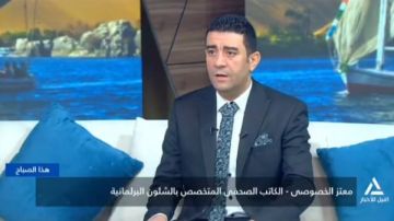 معتز الخصوصي: على الأحزاب تقديم برامج واقعية تعبر عن المواطن وتنزل الشارع معتز الخصوصي: على الأحزاب تقديم برامج واقعية تعبر عن المواطن وتنزل الشارع