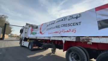 قافلة زاد العزة الـ89 تدخل إلى الفلسطينيين بقطاع غزة