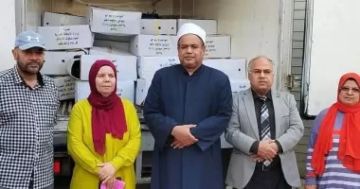 توزيع 2 طن من لحوم صكوك الأضاحى على الأسر الأولى بالرعاية فى الجيزة توزيع 2 طن من لحوم صكوك الأضاحى على الأسر الأولى بالرعاية فى الجيزة