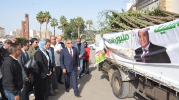 الدقهلية.. استلام الدفعة الرابعة من الأشجار ضمن مبادرة 100 مليون شجرة