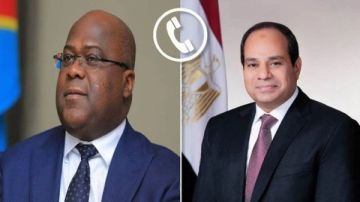 في اتصال هاتفي.. الرئيس السيسي ورئيس الكونغو الديمقراطية يؤكدان على تعزيز التعاون بين البلدين في اتصال هاتفي.. الرئيس السيسي ورئيس الكونغو الديمقراطية يؤكدان على تعزيز التعاون بين البلدين