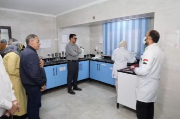 رئيس مياه الشرب بالقليوبية يتابع مشروعات المياه والصرف بشبين القناطر رئيس مياه الشرب بالقليوبية يتابع مشروعات المياه والصرف بشبين القناطر