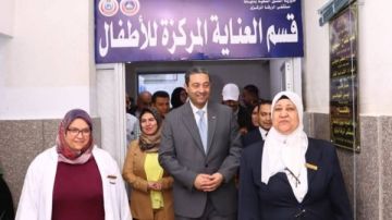 محافظ دمياط يفتتح وحدتى العمليات والعناية المركزة للأطفال بالزرقا