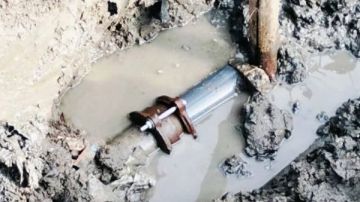  مياه كفر الشيخ تنتهي من إصلاح كسر خط 4 بوصة بسيدي سالم