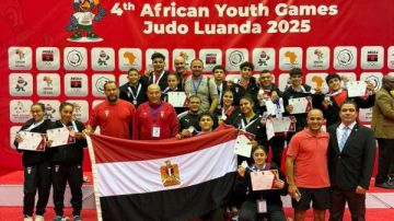 وزير الرياضة يهنئ منتخب الجودو بحصد 14 ميدالية وصدارة دورة الألعاب الأفريقية للشباب بأنجولا وزير الرياضة يهنئ منتخب الجودو بحصد 14 ميدالية وصدارة دورة الألعاب الأفريقية للشباب بأنجولا